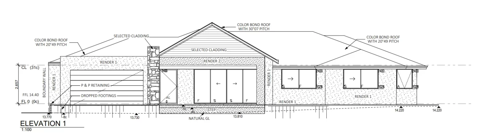 farmhouse - jfk custom homes. Perth builder